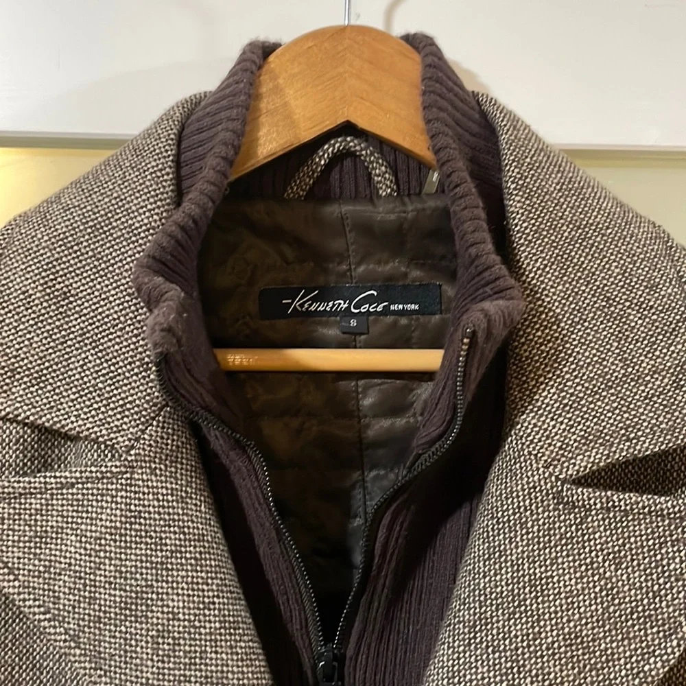 Kennth Cole tailored pea coat - Picture 1 of 5